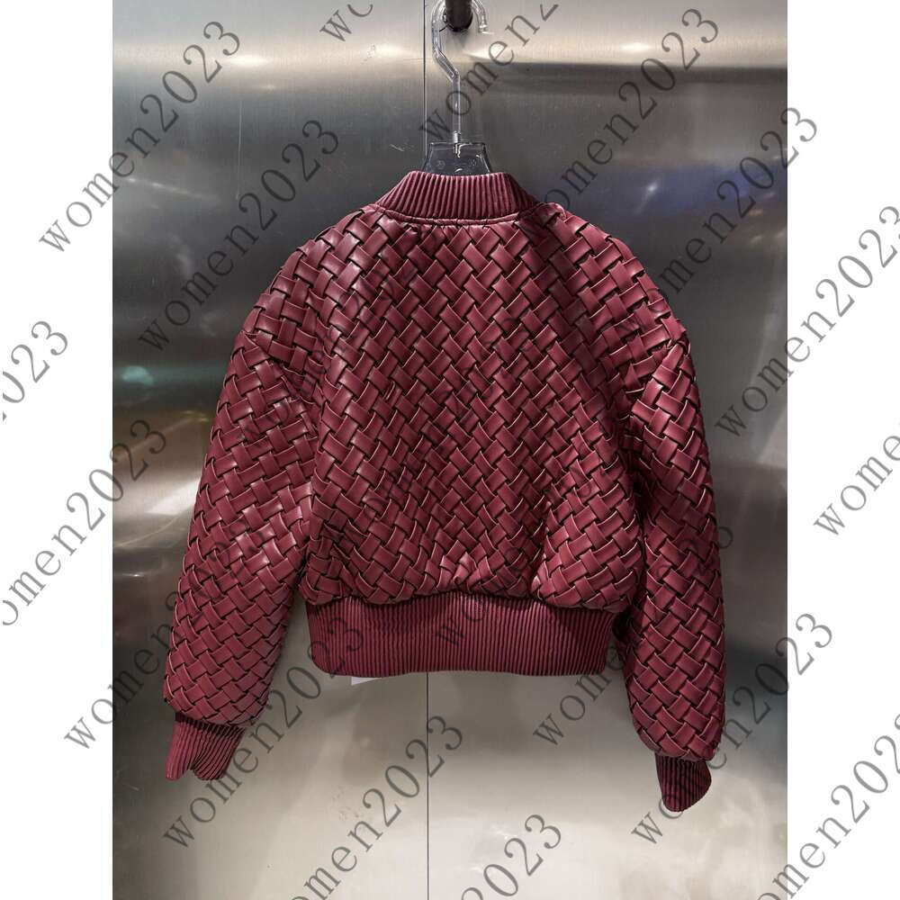 Women's High-quality Premium Jacket Fashion Woven Effect Black and Red Two-tone Women's Short Jacket Suitable for Travel Outfits M260811