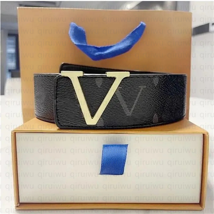 Top quality designer belt wide 4.0cm mens belt business belt designer for women Flip waist belt with box luxury belts genuine leather belt design