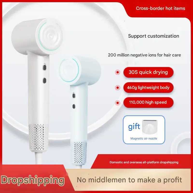 2025 New Professional Negative Ion Hair Dryer with Temperature Control and Hot Cold Air for Powerf and Gentle Hair Care C251202-image-1086954083