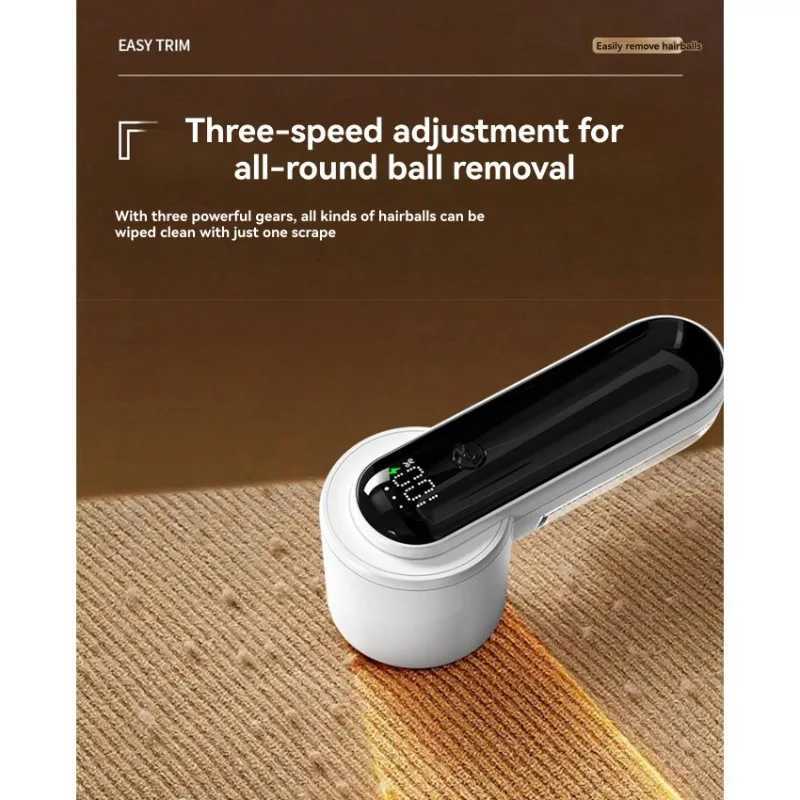 AT28-White Fabric Shaver 2025 New Rechargeable With Digital Display-Powerful Electric Lint Remover For Clothes M251203-image-1087078735