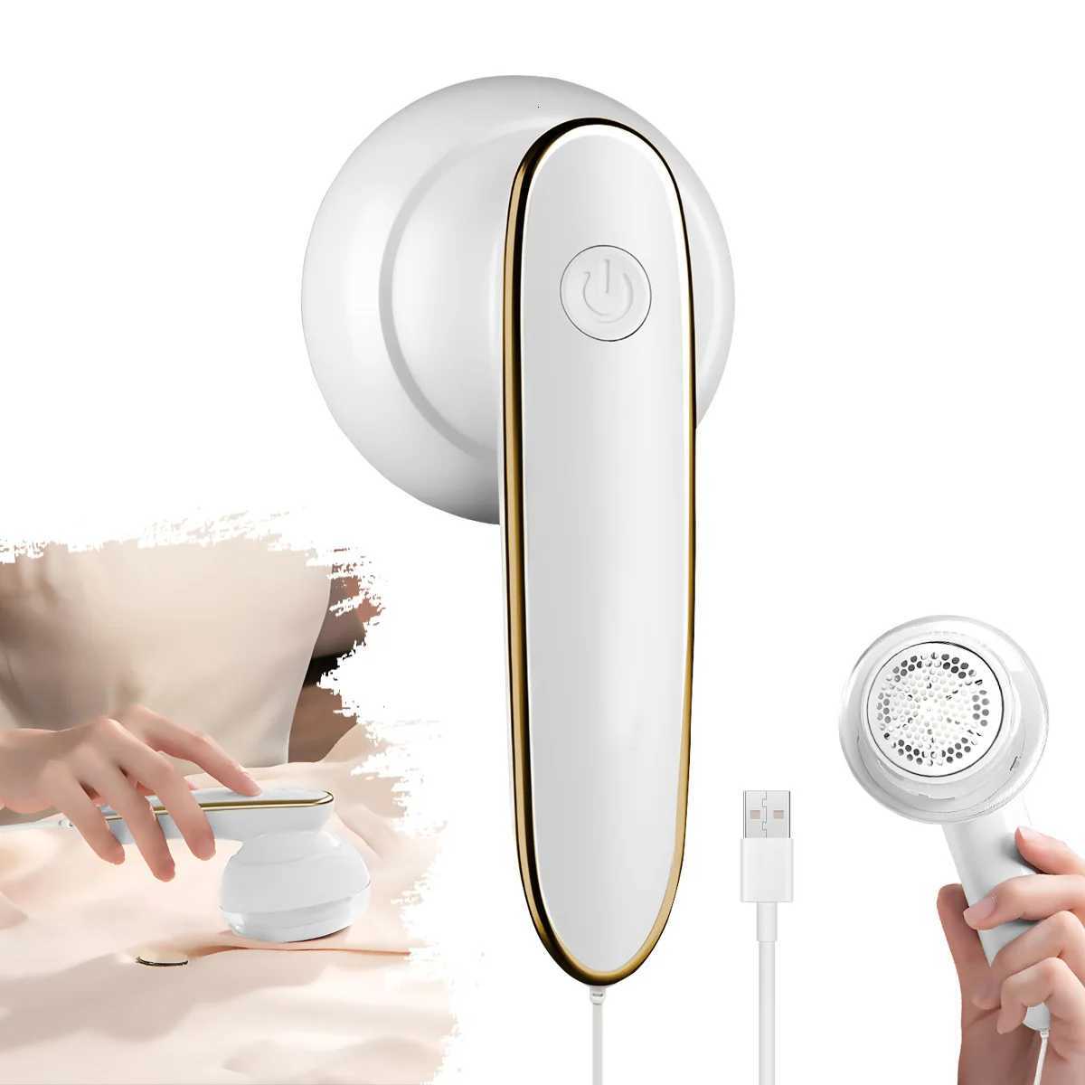 Lint Remover For Clothes Electric Rechargeable Hair Ball Trimmer 6 Blades Fuzz Clothes Sweater Shaver Reels Removal Device M251203-image-1087080716