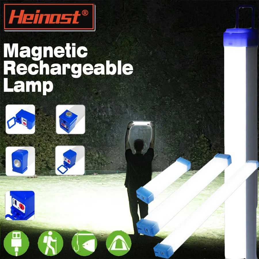 LED USB Rechargeable Lamp Tube Emergency Camping Light Magnetic Portable Lightinging Night Market Outdoor Vehicle Hard Strip M251203