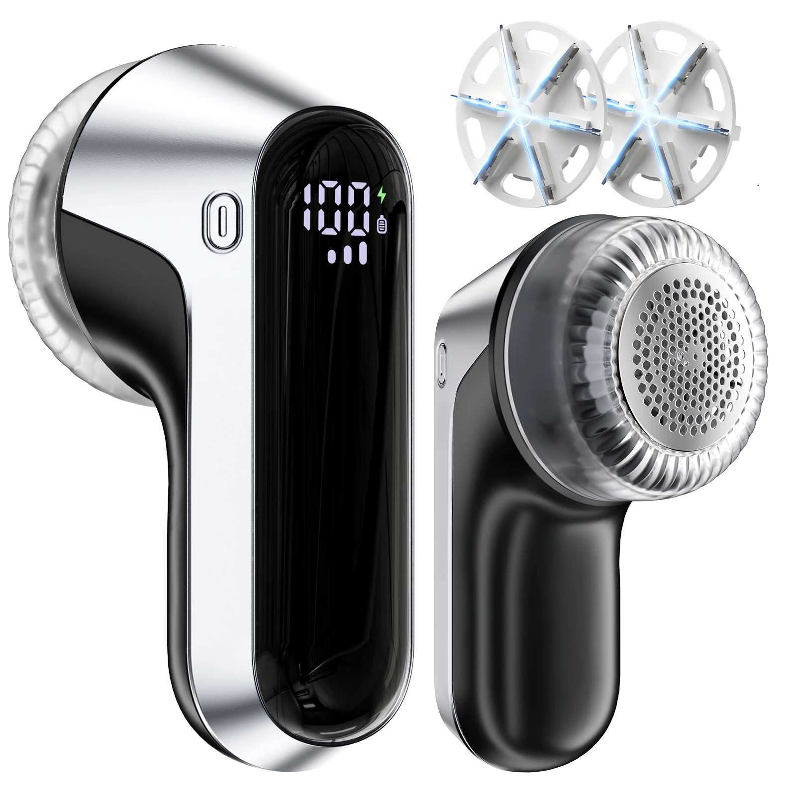 coldSky Fabric Shaver Rechargeable Lint Shaver with Digital Display Portable Sweater Defuzzer with 3 Speeds for clothes Sweater M251203-image-1087077769