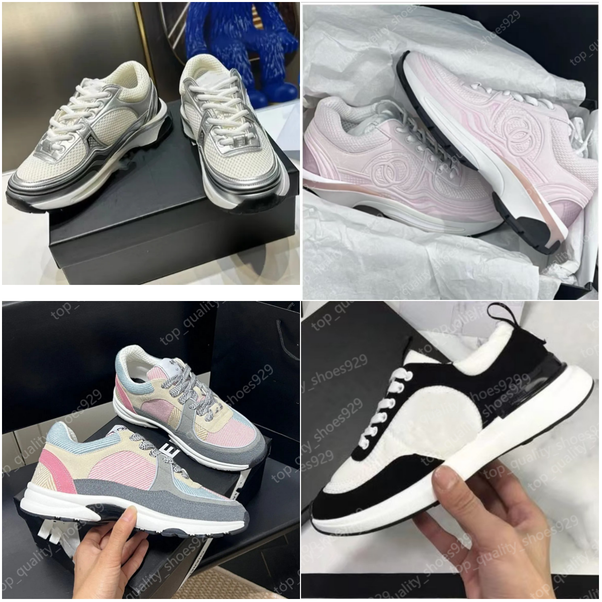 luxury shoes designer womens shoes out of office sneaker men shoes casual shoes sneaker women trainers fashion runners platform sneaker Silver Go-image-953687299