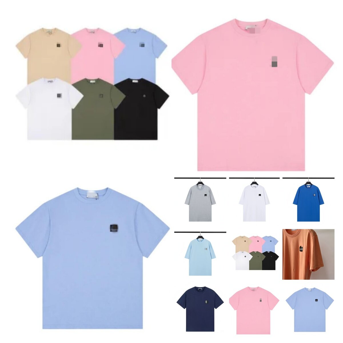 ST Summer Tees T-shirt Pure Cotton Men's Women NEW Style student Boy Girl size XS-3XL man