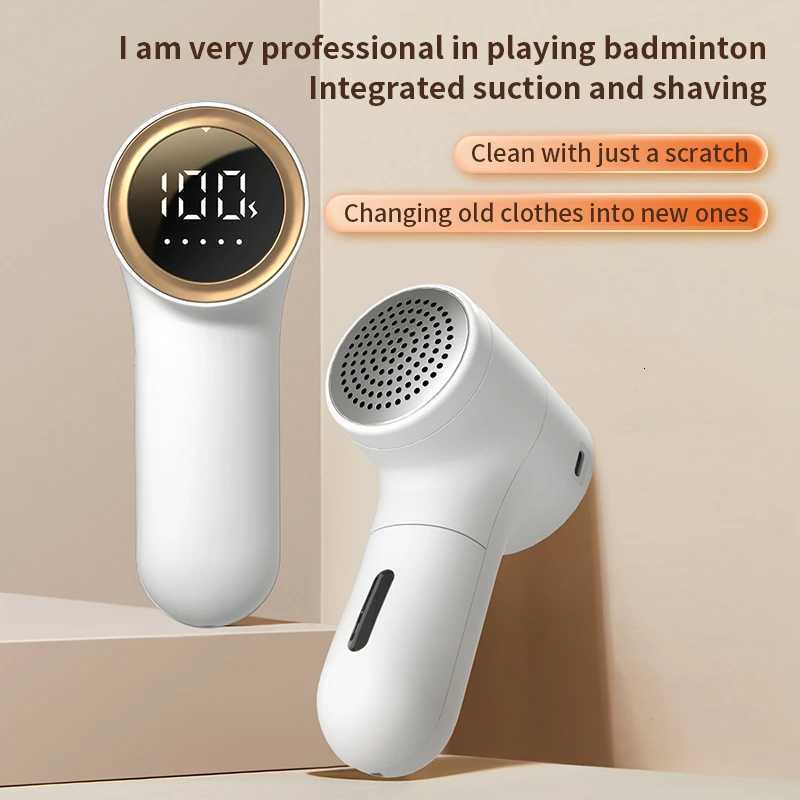 Mini Electric Lint Remover USB Charging Intelligent Digital Display Hairball Trimmer Portable For Sweaters Sofas 5 Gear Shaver M251203-image-1087078867
