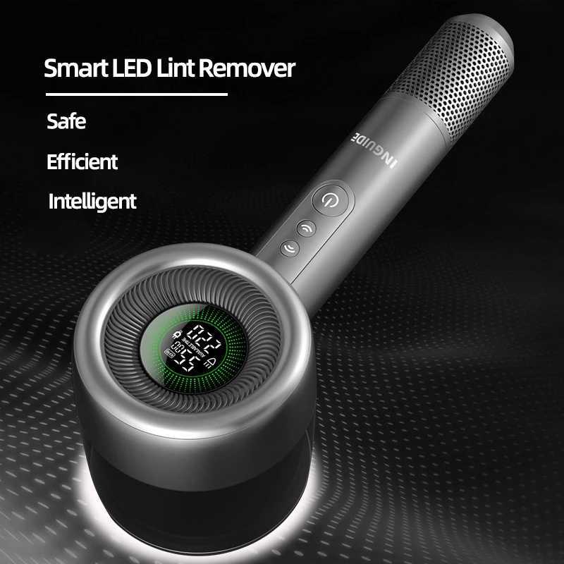 4000mAh Intelligent Lint Remover Spool Machine LCD 5-gear Pellet LED Lighting Hairball Trimmer Clothes Electric Lint Remover M251203-image-1087080245