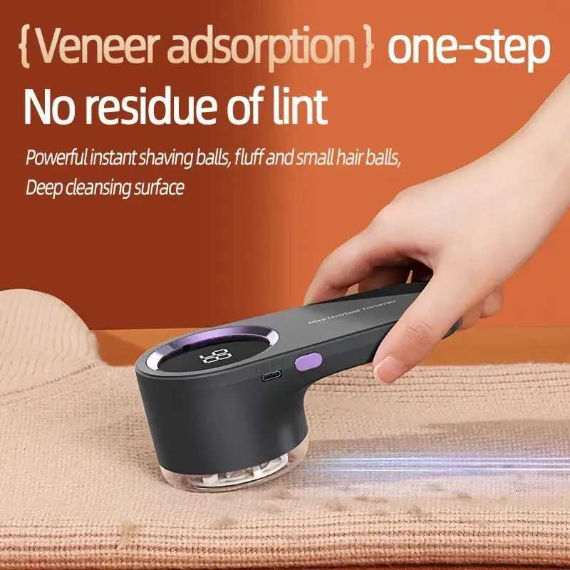 Rechargeable Lint Remover Portable Lint Remover Ball USB Rechargeable Fabric Shaver Clothes Trimmer with Digital Display M251203-image-1087079387