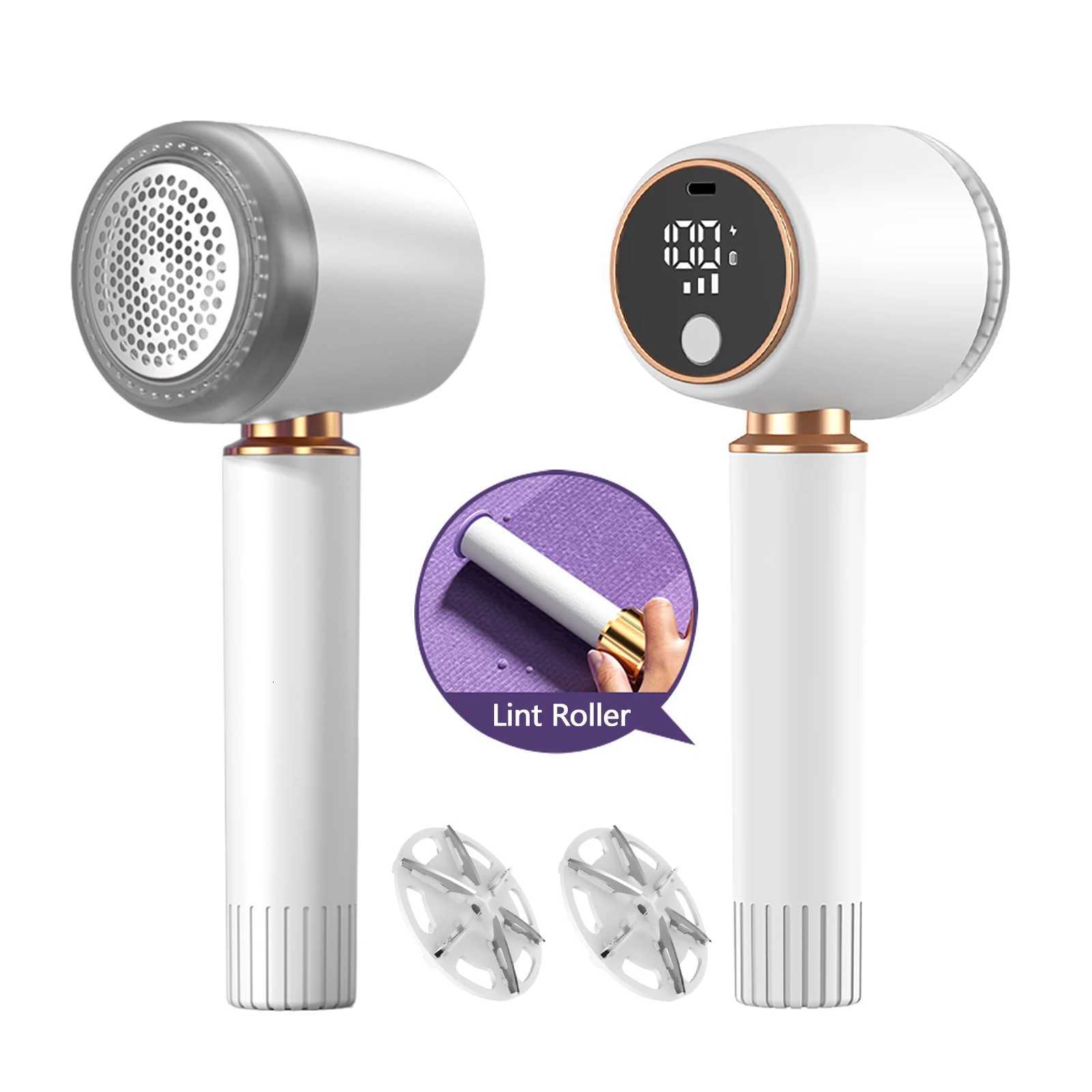 Electric Fabric Shaver Sweater Shaver with LED Display Lint Roller 3-Speeds for Removing Fuzz Pill Form Clothing Couch M251203-image-1087079190