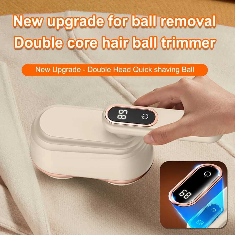 protable Electric Clothes Lint Remover Digital Display USB Rechargeable Hair Ball Trimmer Fuzz Clothes Sweater Shaver Device M251203-image-1087081411