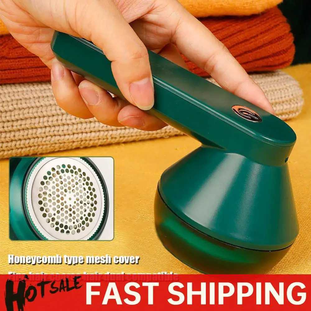 Electric Pellets Lint Remover Portable Clothes Shaver Cleaner 6-Leaf Blades Sweater Shaver Defuzzer for Home TravelHome Supplies M251203-image-1087081356