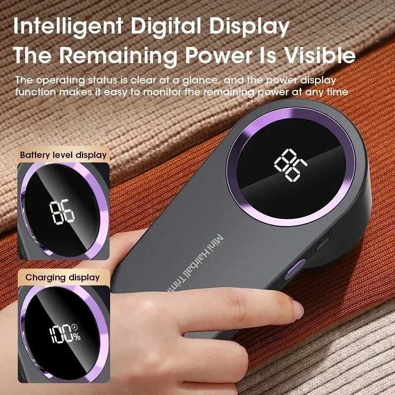 NEW Lint Remover for Clothing LED Digital Electric Pellet Fluff Remover USB Rechargeable Fuzz Fabric Shaver Sweater Dropshipping M251203-image-1087081209