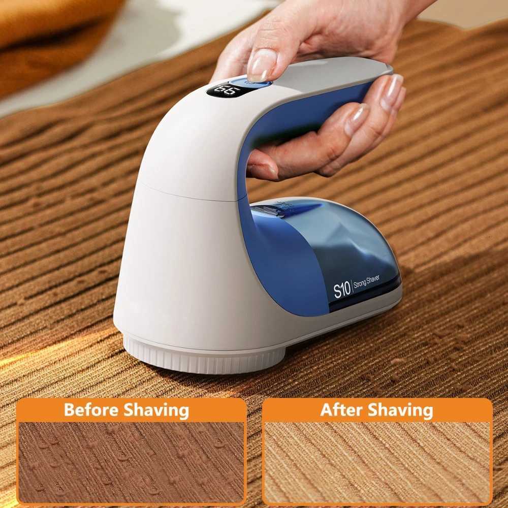 Hair Ball Trimmer USB Rechargeable Portable Electric Pellets Fabric Sweater Fuzz Remover with Digital LED Display for Clothes M251203-image-1087080648