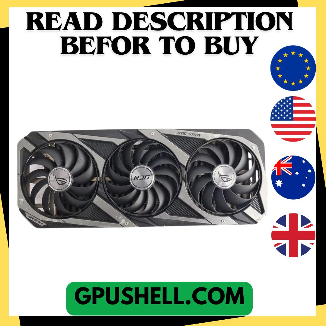 USED Graphics ASUS ROG STRIX RTX 3060Ti 3070 3070Ti 3080 3080Ti 3090 95MM Original Heat Sink-image-1083158935