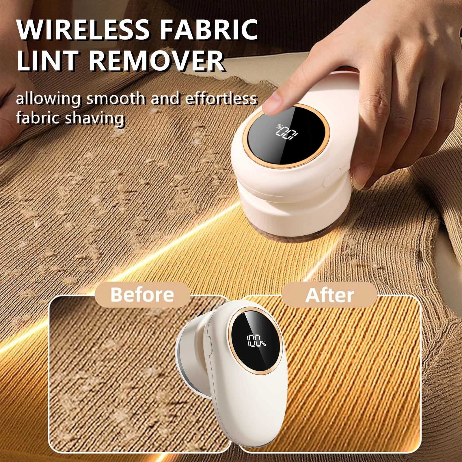 Rechargeable Fabric Shaver Lint Remover - Sweater Defuzzer for Clothes Sweaters Couches Blankets Curtains Wool Items M251203-image-1087080952