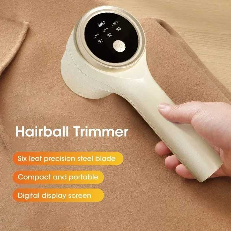 Electric Lint Remover Household Hair Ball Trimmer For Clothing Rechargeable Sweater and Clothing Fuzz Remover LED Display M251203-image-1087078381