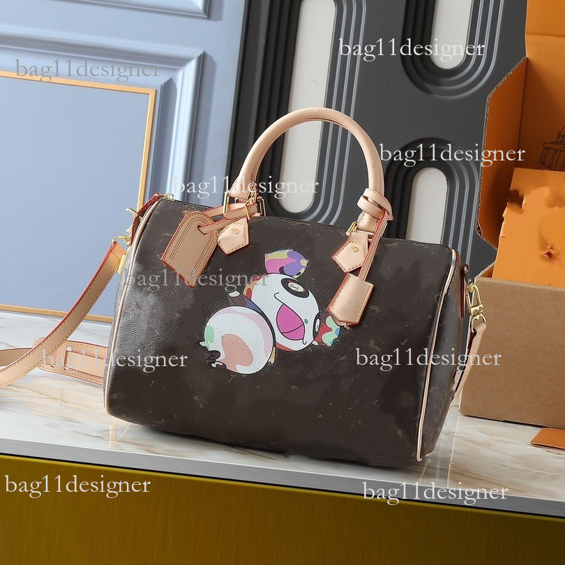 Speedy Handbag Murakami Series Pillow Handheld Crossbody Bag-image-1091399570