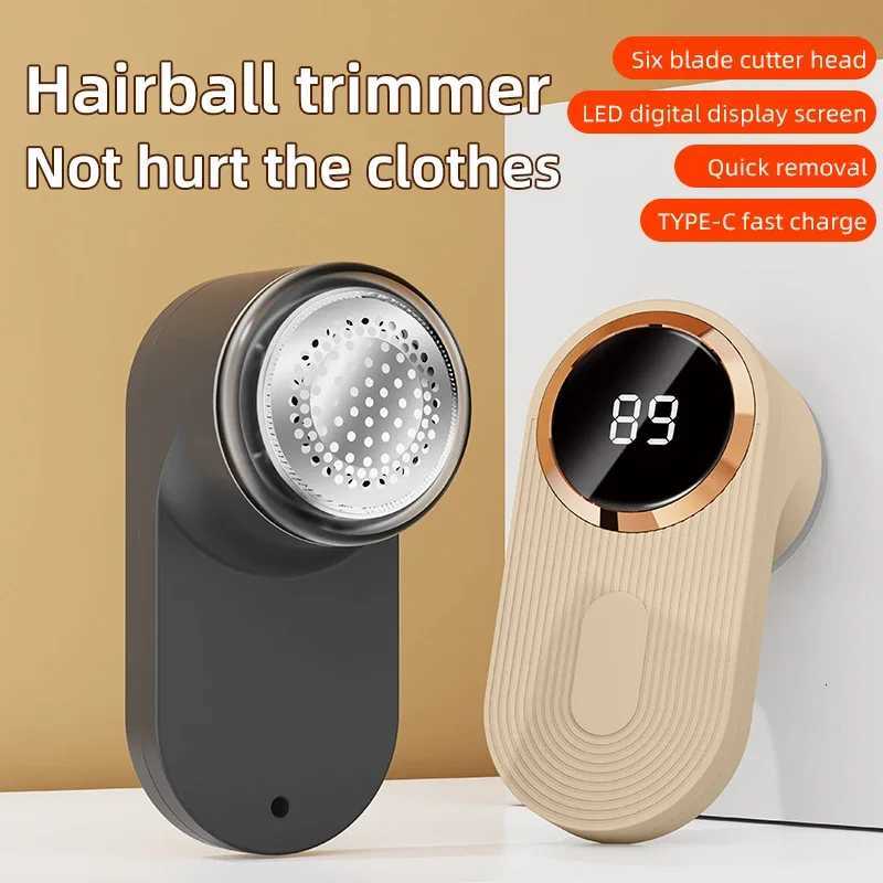 Clothing LED digital fleece remover electric fleece remover USB rechargeable fuse fabric shaver sweater dropper M251203-image-1087079145