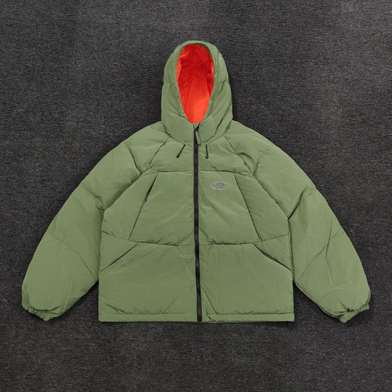 Vestes vertes et noires Manteaux d'extérieur grande taille pour hommes 26ss