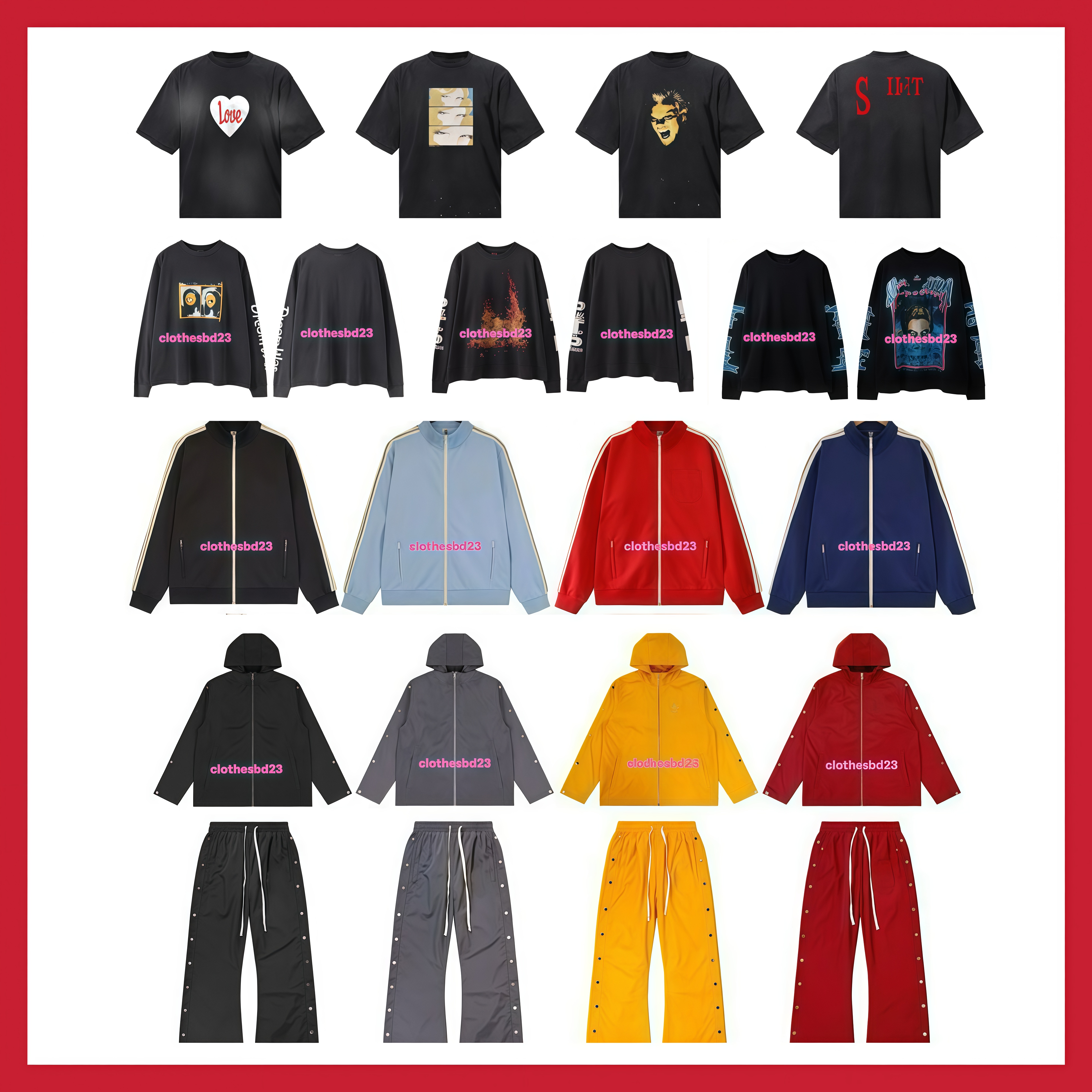 sainthoodies tshirt hoodies tracksuit men and women designer hoodie pants mens zip up hoodie High-quality sweatshirts sporty sweater streetwear s-image-945156316