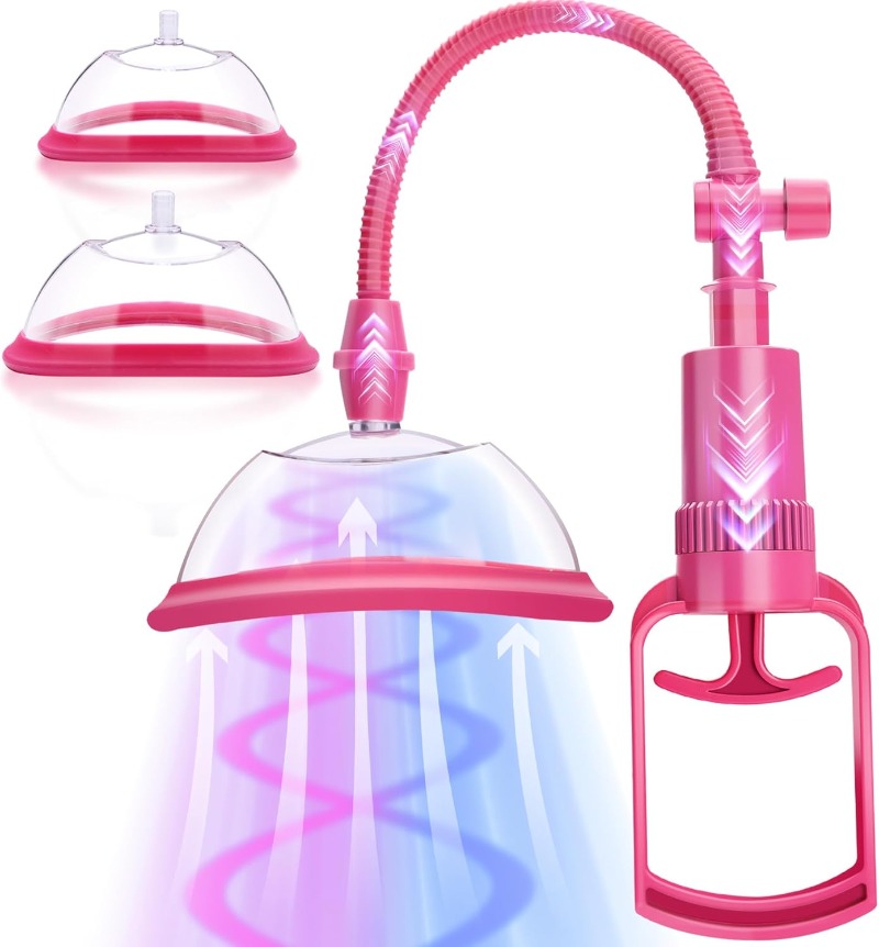Pussy Pump Adult Toys for Women Manual Vagina Pump Clitoral Pump Sexual Enhancer Women Sex Toys to Heighten Sensitivity Clit Sucker Spreader Sexu-image-1087115724
