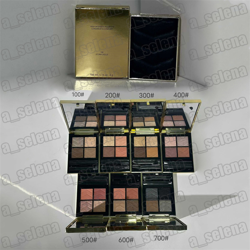 Eye Makeup Couture Mini Clutch Makeup gradient Eye shadow 4 Colors Matte Eyeshadow Shadows Palette with Brush-image-566269417