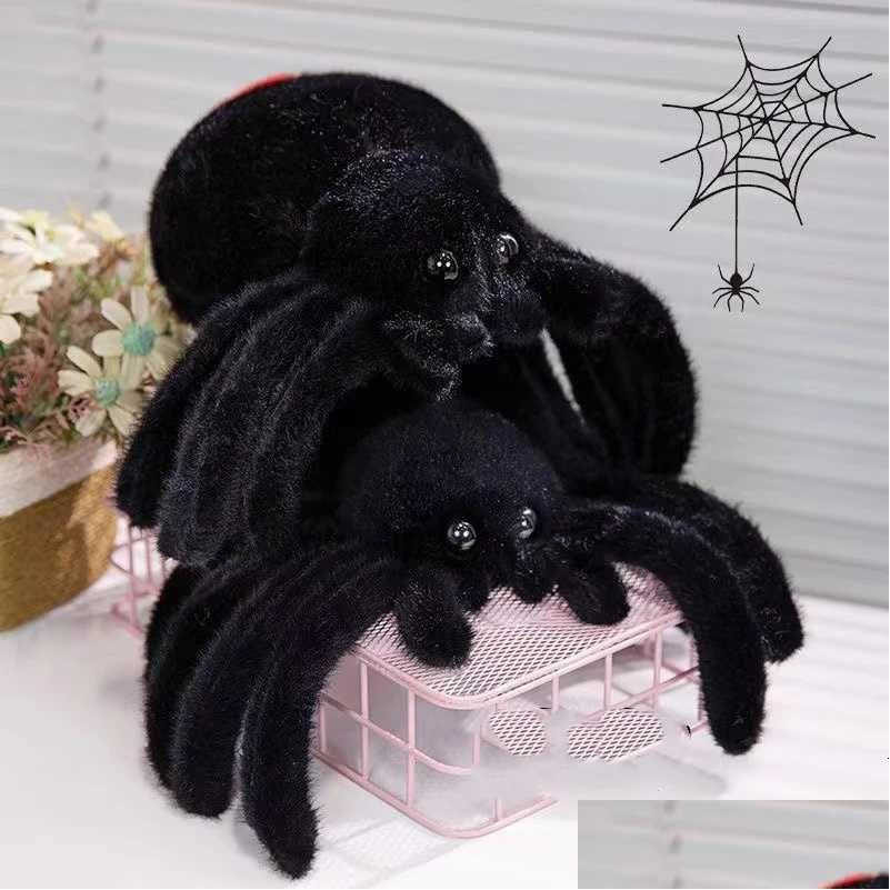 Stuffed Plush s Red Tailed Spider Toy Simates Insect Doll Festival With Fun Tricks C251202 W260306-image-1096651320