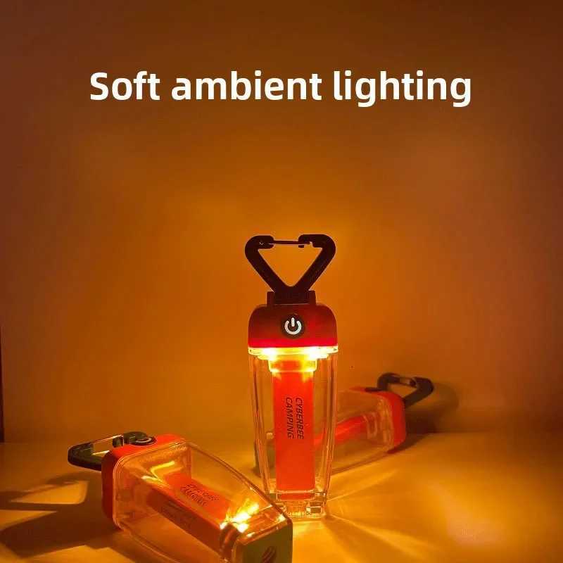 USB Rechargeable Carrot Cartoon Ambient Light - Multifunctional Outdoor Camping Cycling Decoration Holiday Decoration Lights M251203