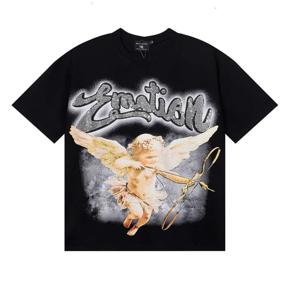 Émotions mixtes T-shirt Designer Diamond T-shirts Graphique Shining Vêtements pour femmes High Street Mens Tee en gros manches courtes Vintage Y2