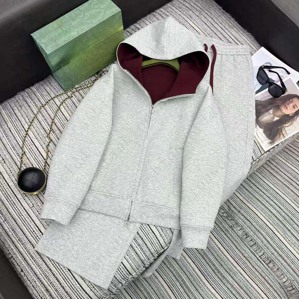 Marque femmes pantalon ensemble sweat à capuche ensemble veste de créateur deux pièces logo de mode manteau de sport décontracté costume pantalon