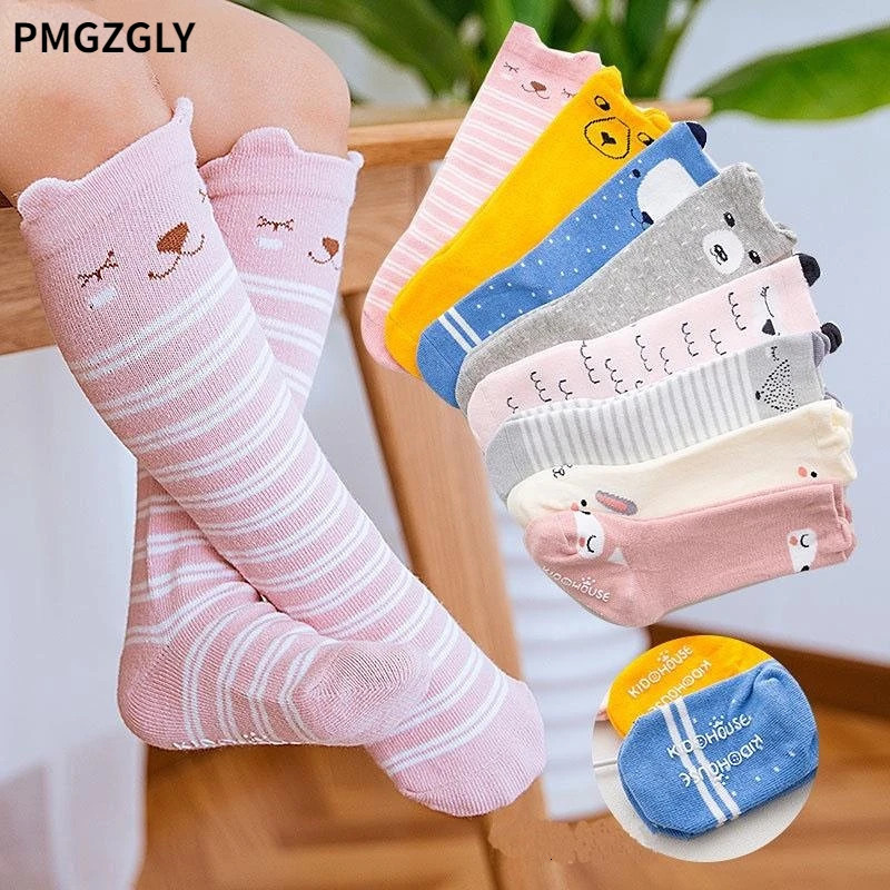 0 To 4 Years Autumn Winter Warm Kids Toddler Infant Baby Girls Boys Cute Animal Long Socks Cotton Knee High born 251204