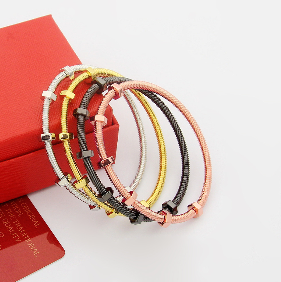 Bracelet Jewelry Six Screw Bracelet Classic Women's Screw Bracelet Bangle Screw Pattern Bracelet Designer Jewelry Bracelet Birthday anniversary