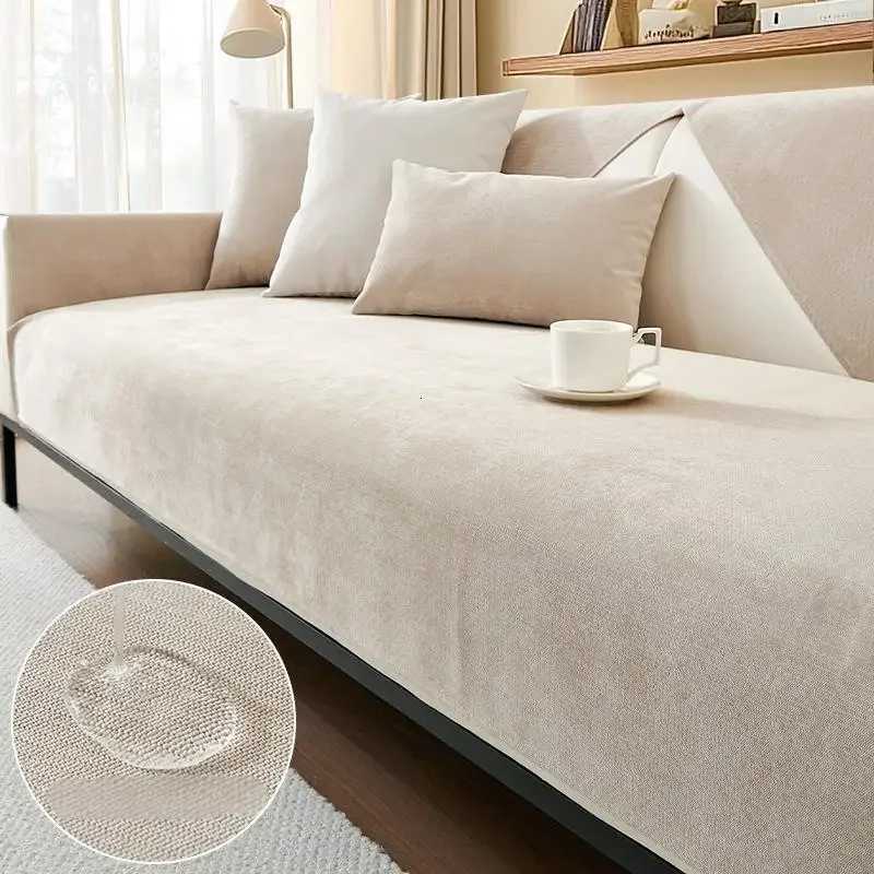 1PC Waterproof Non-slip Sofa Seat Cover Anti-Cat Scratch Sofa Slipcover L Couch Mat Towel Living Room Fundas Para Sillones M251204-image-1087196260