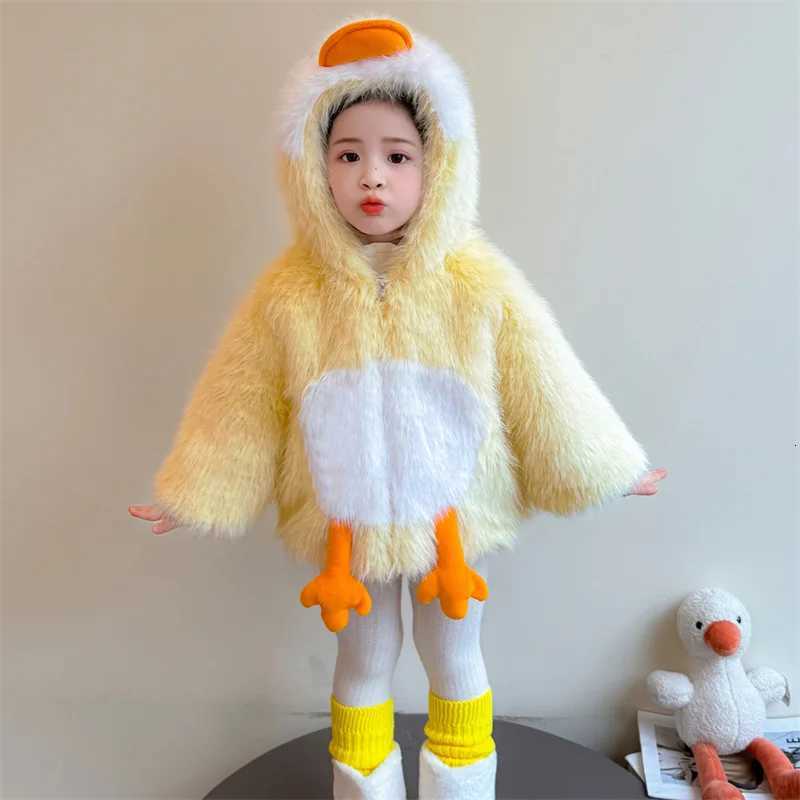 2026 New Yellow Newborn Duck Chick Costume For Baby Infant cologne Toddler Easter Halloween Fancy Coat perfume Kid Cute Hooded Thick Warm Jacket Z25