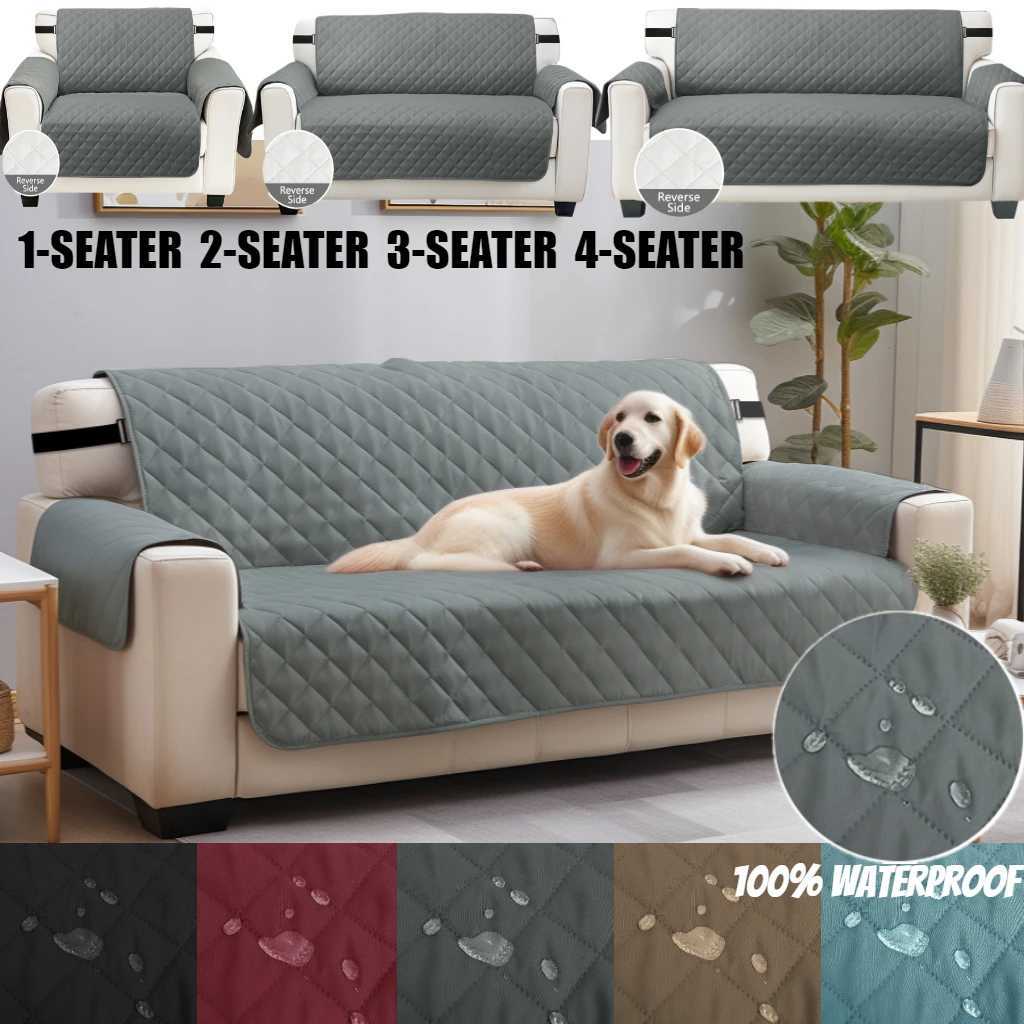 Waterproof Sofa Cover for Dog Pet Kids Quilted Anti-wear Couch Cover Recliner Armchair Furniture Slipcovers 1/2/3 Seater Protect M251204-image-1087197061