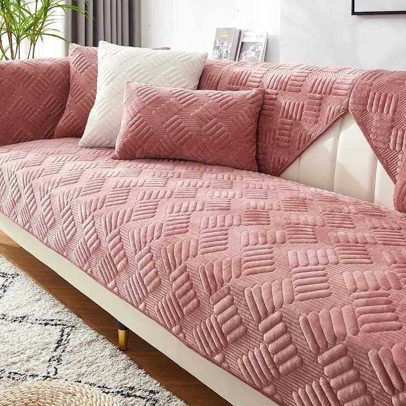 Thicken Plush Sofa Cover Towel Universal Non-slip Sofa Mat Winter Warm Sofa Towel Couch Slipcovers for Living Room Home Decor M251204-image-1087199425