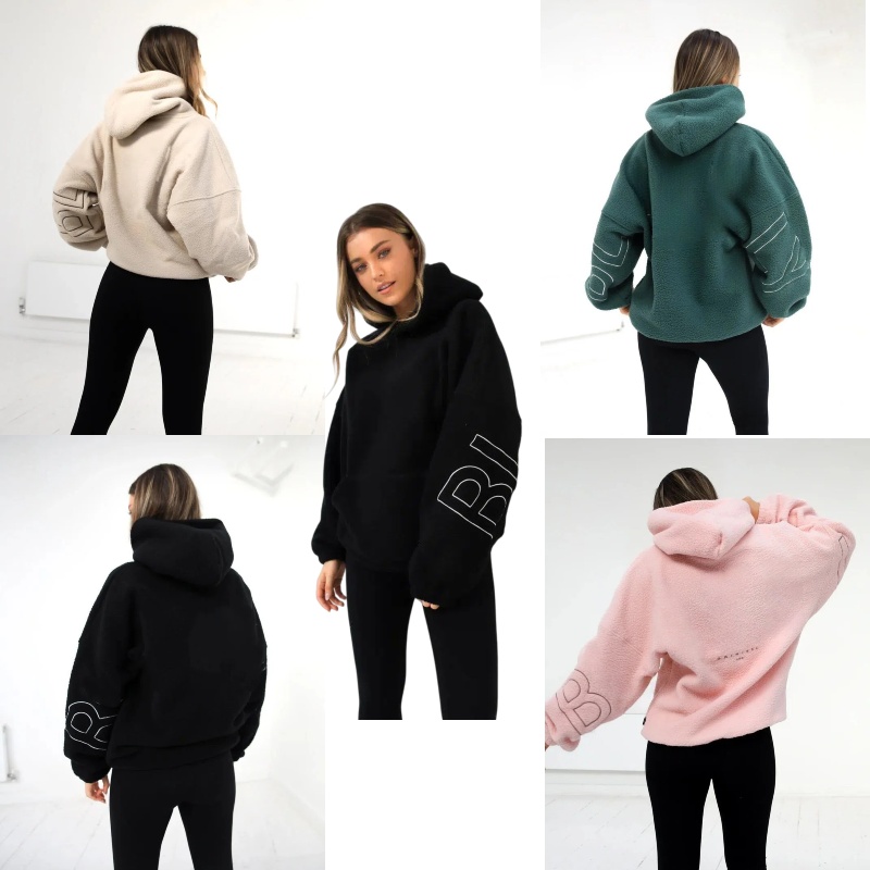Women's Designer Hoodies Loose Zip-Up Polar Fleece New Embroidered Thickened Autumn Winter Fis Couples Outerwear