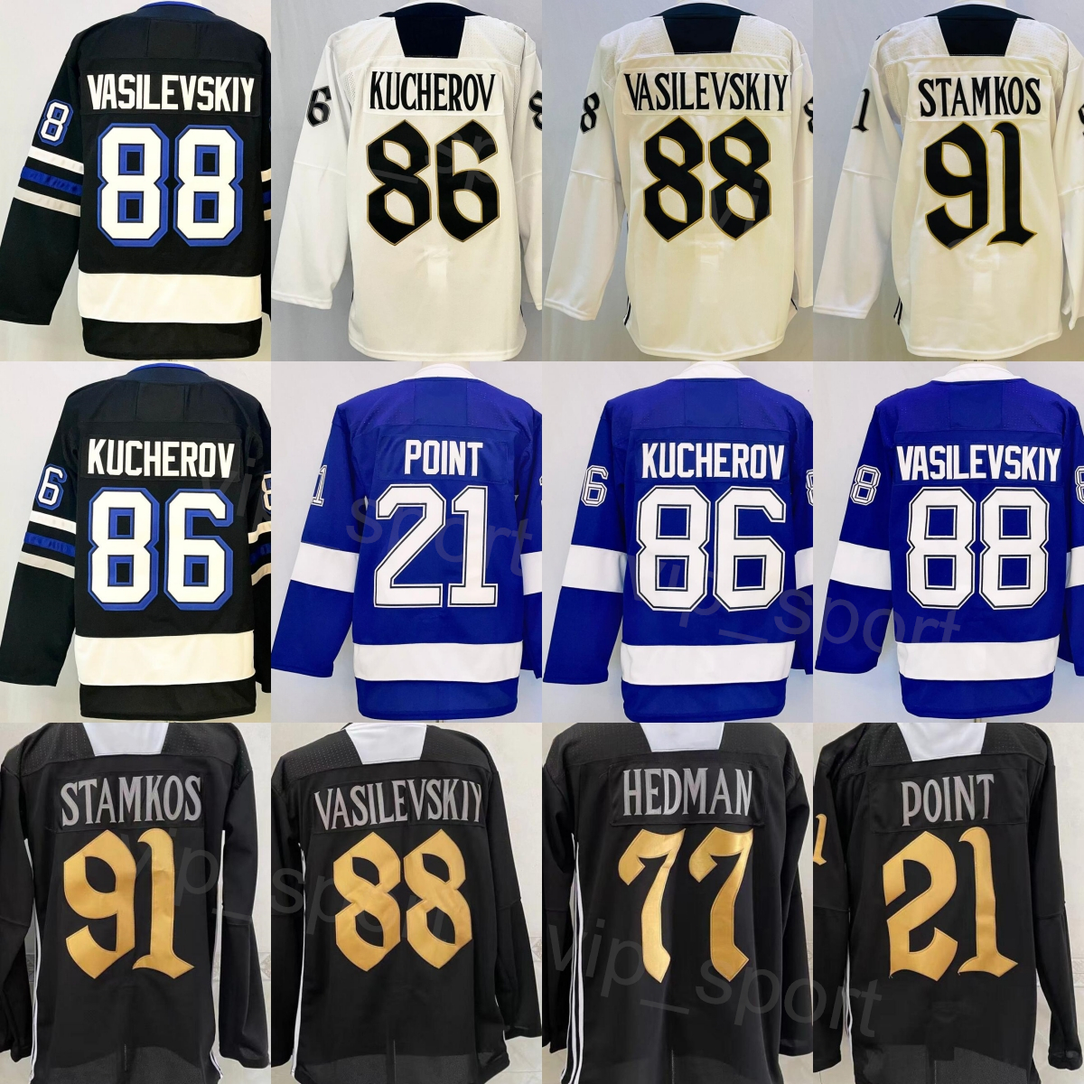 Top Hockey 77 Victor Hedman Jersey 2026 Mans 86 Nikita Kucherov 88 Andrei Vasilevskiy 21 Brayden Point Reverse Retro Stadium Series Winter Classic E
