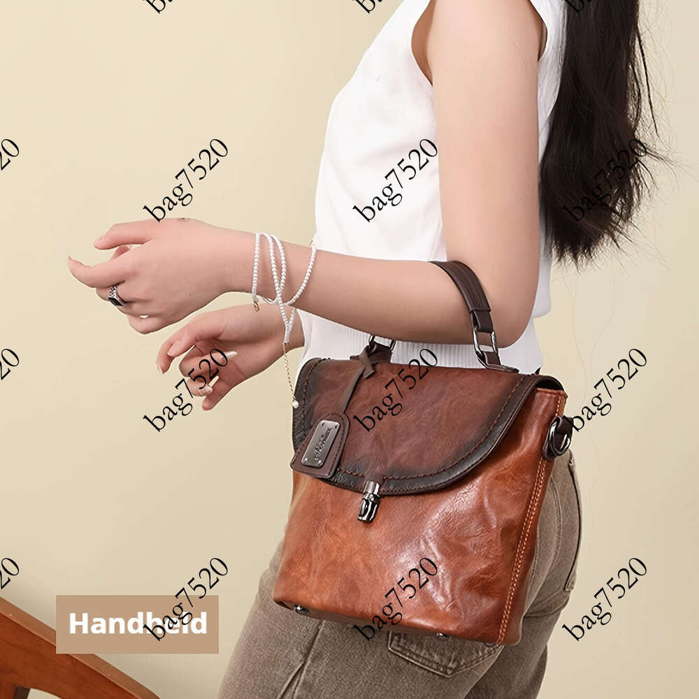 Sac seau à bandoulière pour femmes, fait à la main, bloc de couleurs, Style Vintage, simple épaule, mode