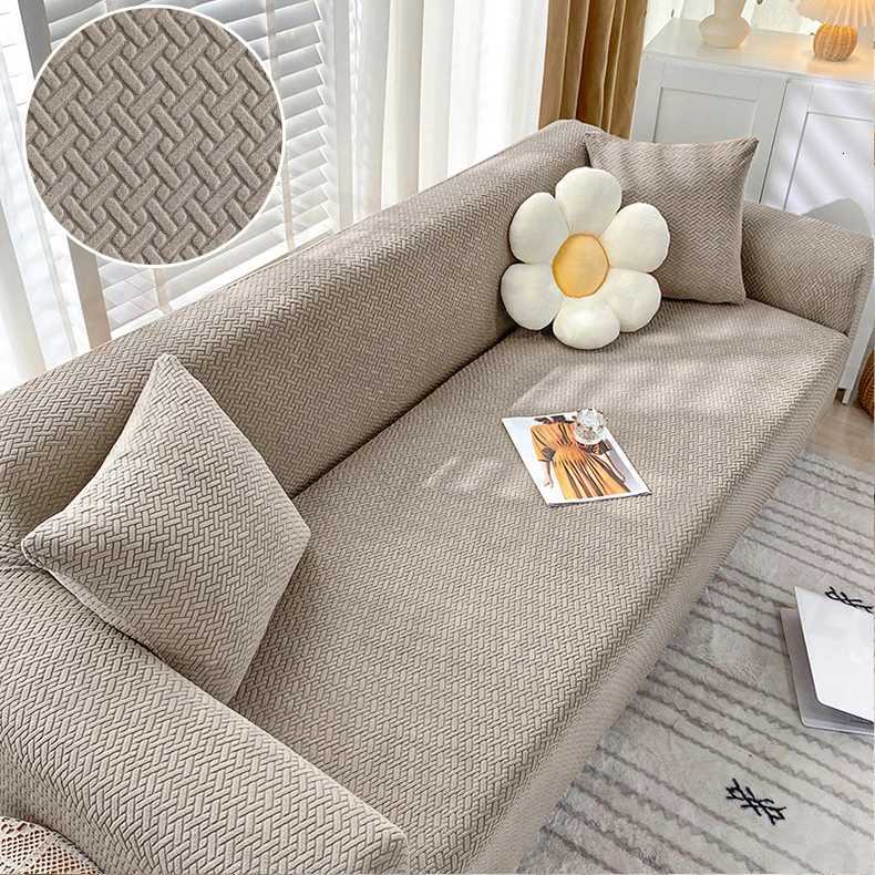 Polar Fleece Fabric Sofa cover 1/2/3/4 seater thick Slipcover couch sofacovers stretch elastic cheap sofa covers Towel wrap M251204-image-1087197020