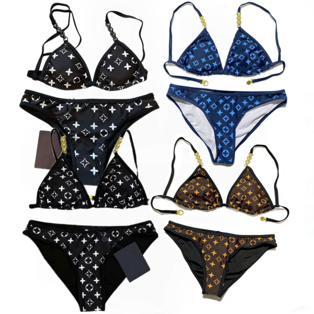 Luxury Designer Bikini Set Women's Swimwear High-End Quick Dry Beachwear Wholesale