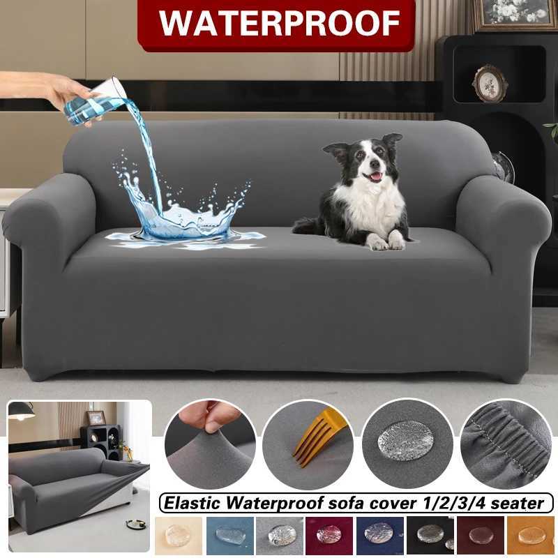 Water-Resistant Stretch Sofa Slipcover 1/2/3/4 seater L Shape Sofa Cover Universal Couch Cover Furniture Protector Slipcover 1pc M251204-image-1087196597