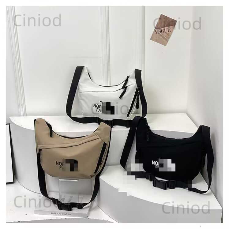 Fashionable commuting nylon womens bag trendy brand simple and fashionable crossbody bag casual versatile dumpling bag large capacity shoulder bag T