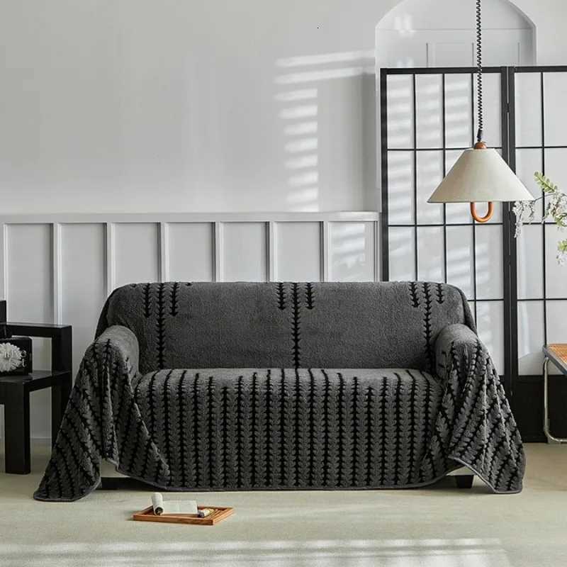 Chenier sofa cover 2025 new solid color four-season universal sofa towel full cover sofa cushion blanket non-slip M251204-image-1087200144