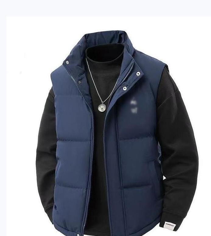 Winter Designer puffer thick vest Mens women's Vests mens gilet Down cotton Coat luxury pony embroideried Jackets Womens Sleeveless Outdoor War