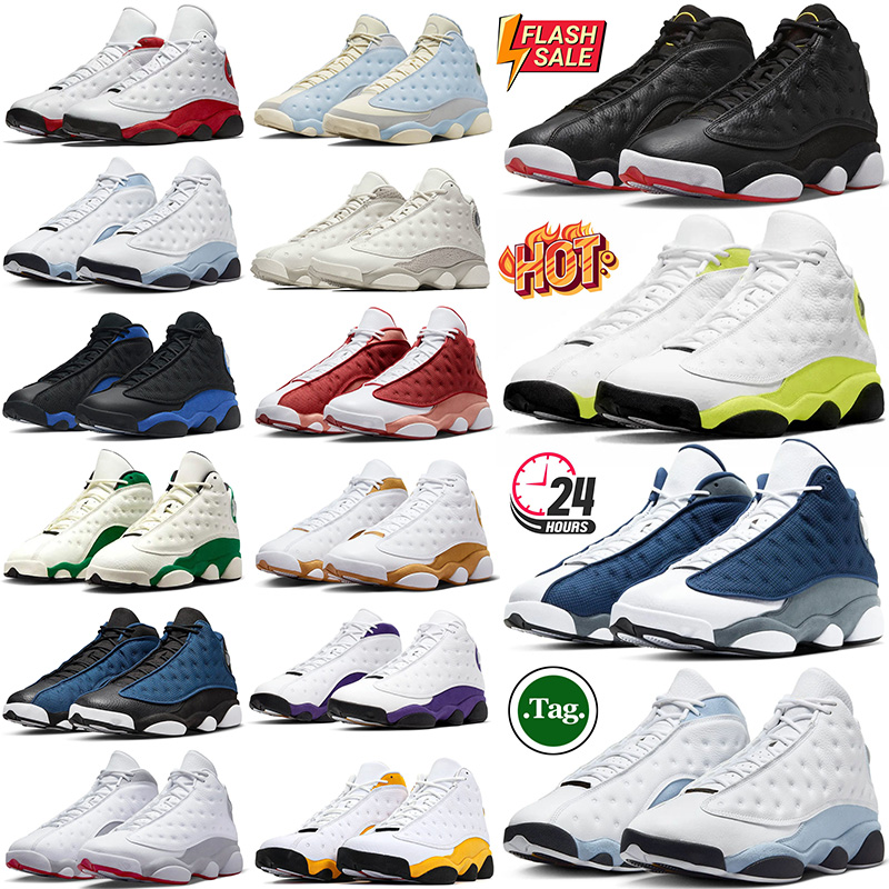 Flint Playoff 13 13s basketball shoes women men White Black Red Blue Grey Bright Cactus Midnight Navy mens trainers outdoor sneakers