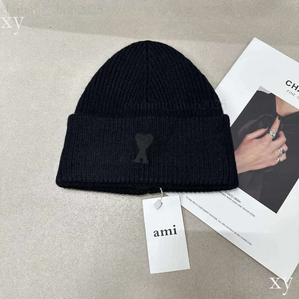 Amiity Paris Hats Beanie High Quality Luxury Designer Red Womens Kid Winter Mens Wool Hat d1