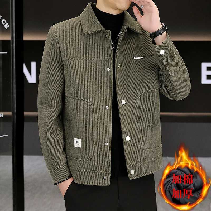 Winter Thicken Warm Woolen Jacket Mens Solid Color Business Casual Trench Blends Coats Social Streetwear Overcoat Men ClothingXJ251204