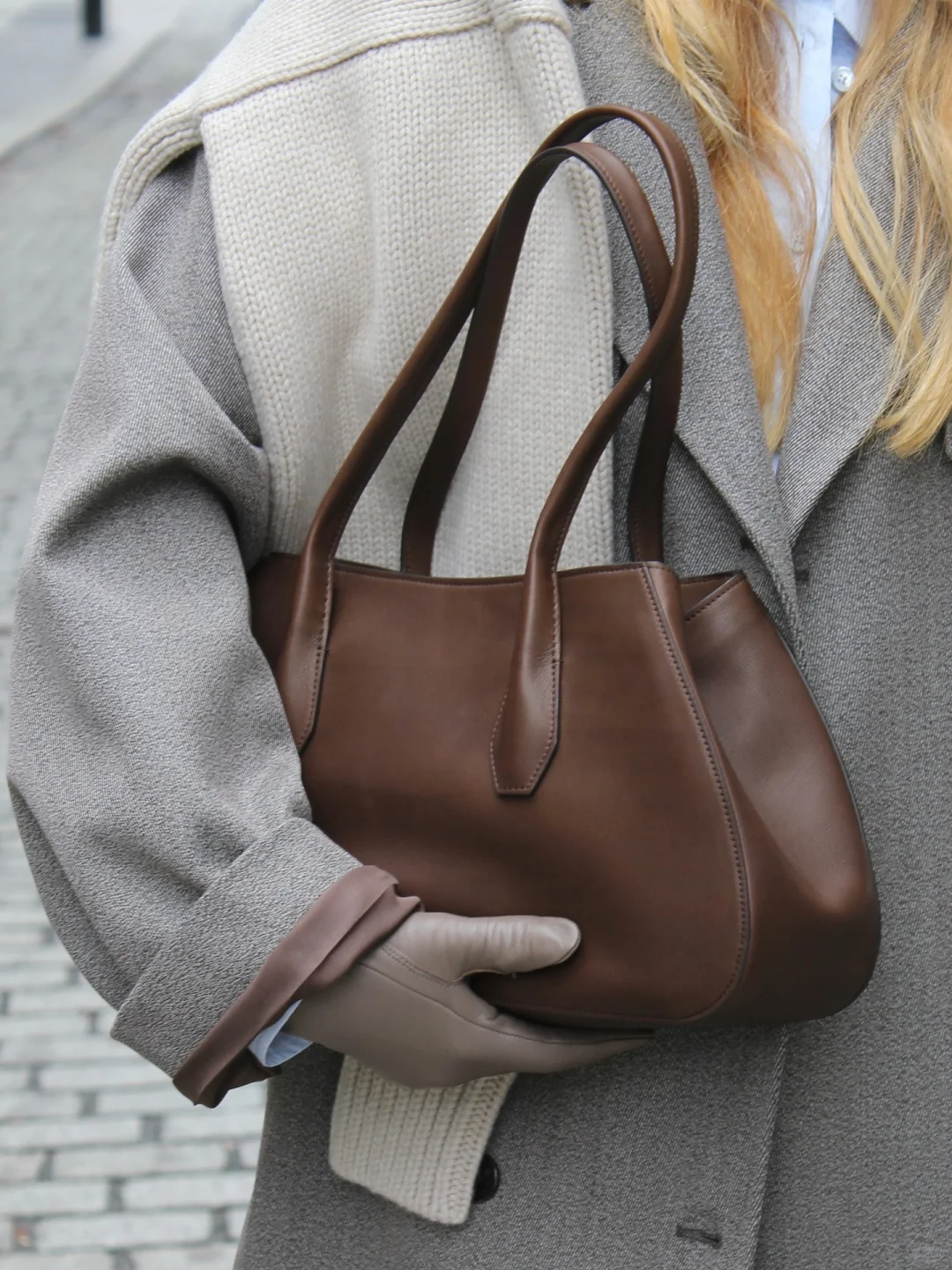 Row bag Alger Large Capacity Simple and Stylish Women's Shoulder Handbag
