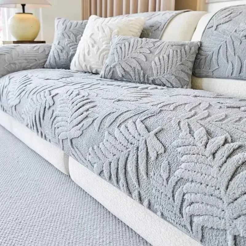 Autumn and Winter Sofa Cushion Sofa Cover Cloth Sofa Cover 2024 New Sofa Cushion Sofa Towel Plush Cushion M251204-image-1087198648